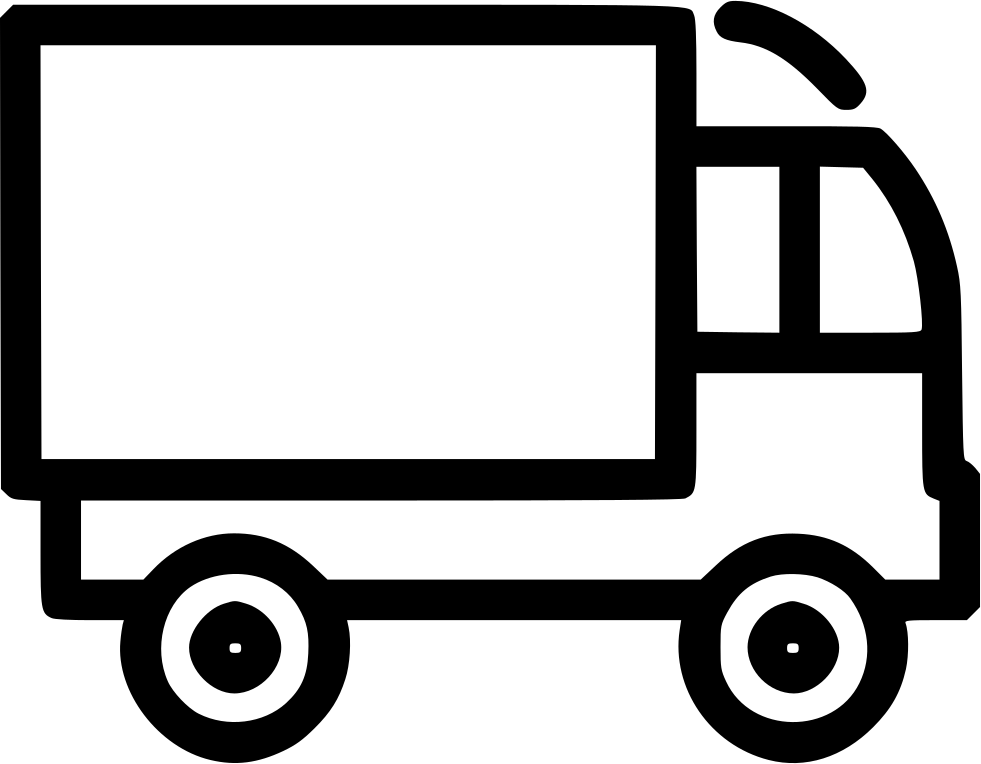 Delivery Van Truck Shipping Comments - Delivery Van Icon Png (981x764), Png Download