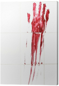 Bloody Handprint On Wall (400x400), Png Download