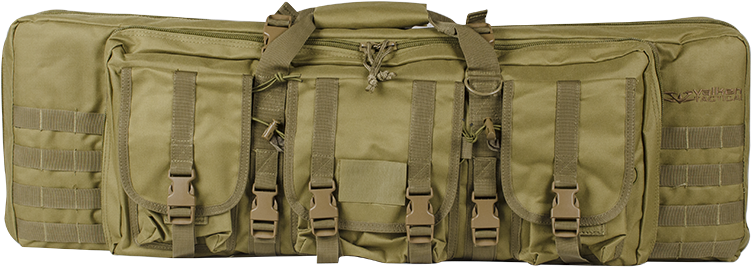 Bag Valken Tactical 36" Double Rifle Tactical Gun Case - Valken 49587 36 Double Rifle Tactical Gun Bag Tan (750x750), Png Download