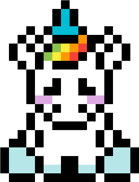 Unicorn - Cute Unicorn Cute Pixel Art (1000x1000), Png Download