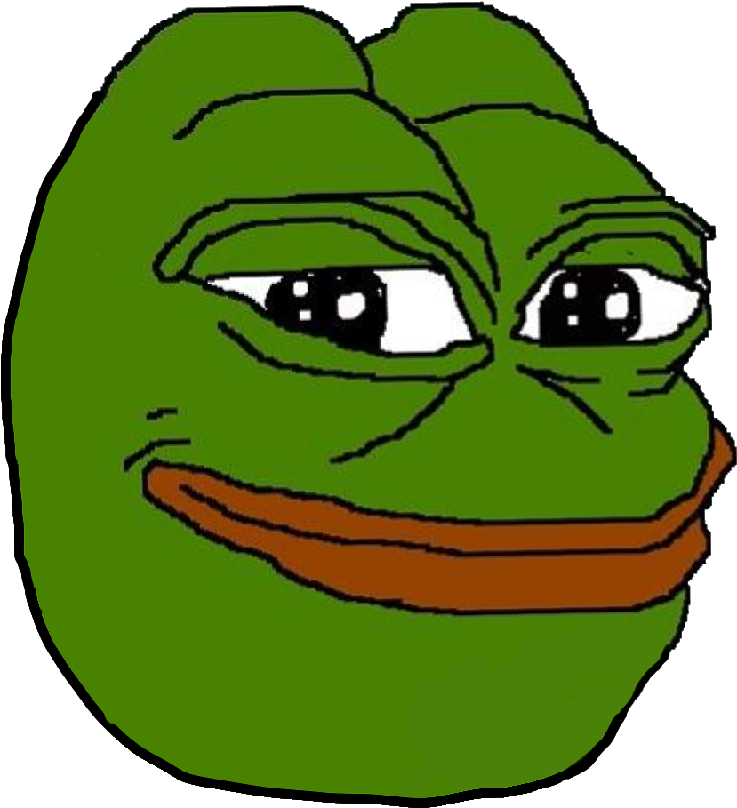 Free Icons Png - Pepe Frog Face Transparent (1280x1280), Png Download
