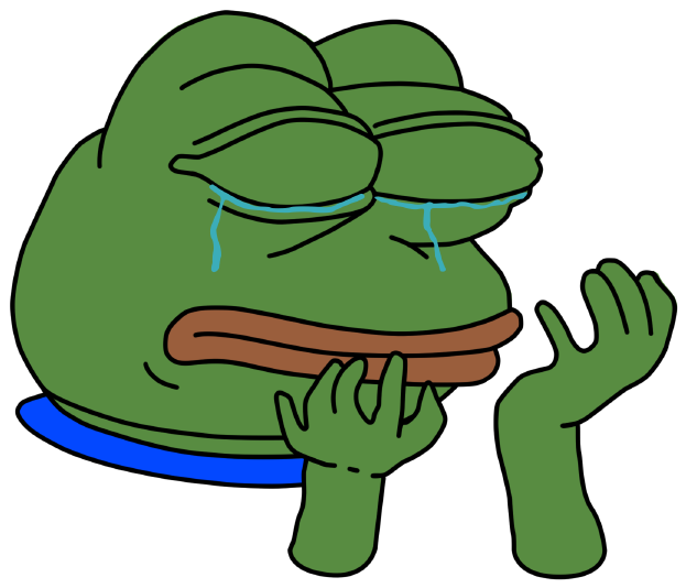 Pере Messages Sticker-6 - Pepe The Frog Imessage Stickers (622x622), Png Download