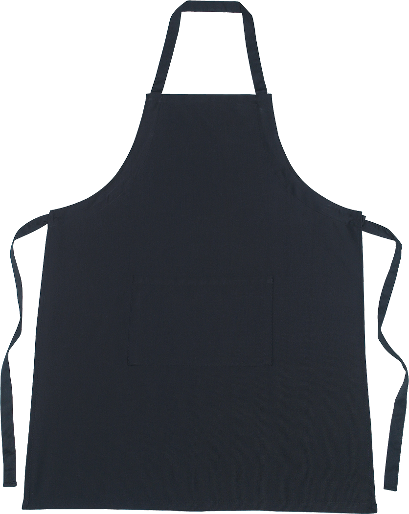Apron Png - 100% Cotton Apron 9006 Black (836x1050), Png Download