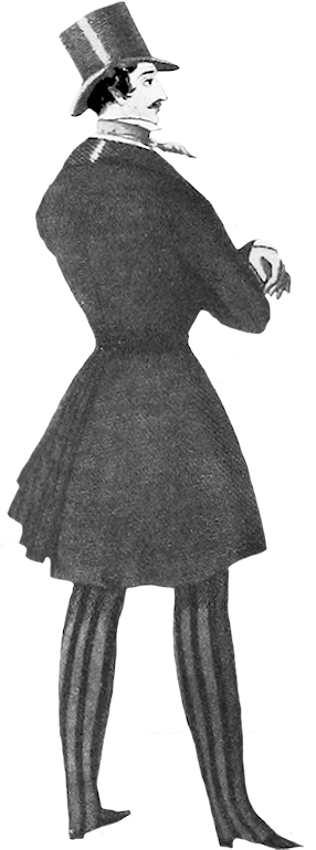 1837 Men's Fashion Clothes - Clothing (310x827), Png Download