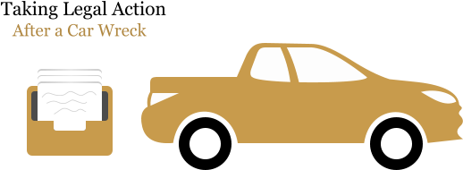 Car Wreck - Traffic Collision (543x229), Png Download