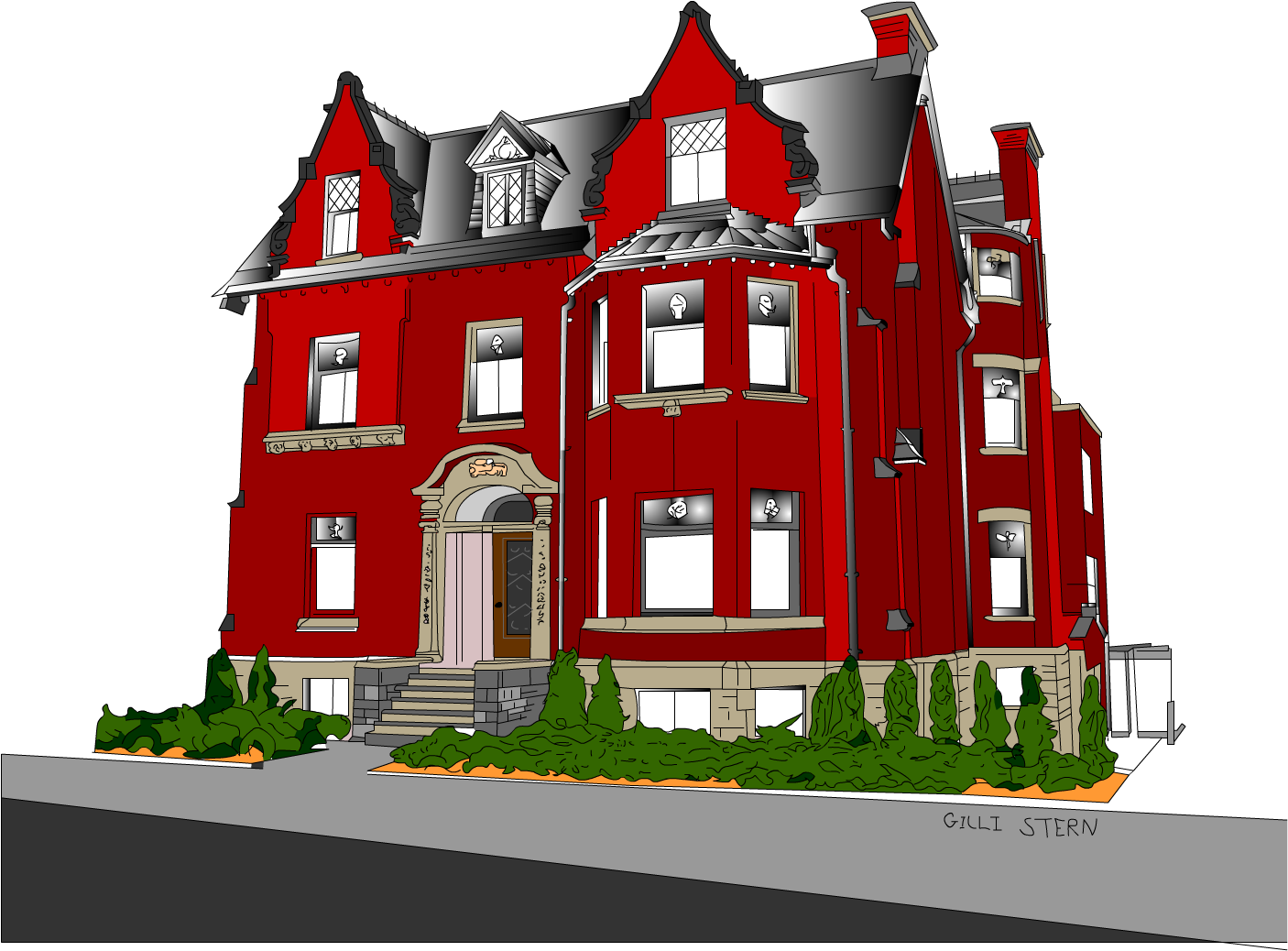 The Early History Of Jeanne Sauvé House Is Largely - Illustration (1408x1320), Png Download