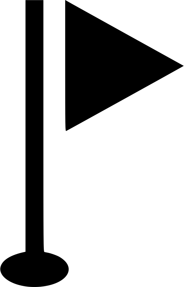 Golf Flag Pole Explore Ing Comments - Golf Flag Svg (630x980), Png Download