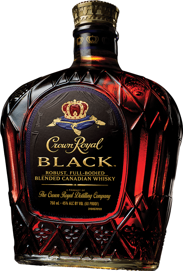 Crown Royal Black (641x952), Png Download