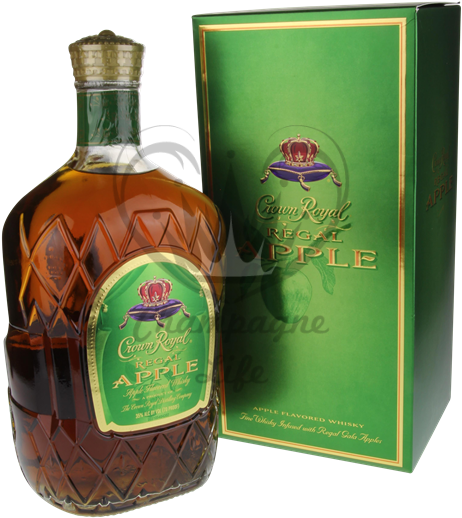 Crown Apple Big Bottle (534x600), Png Download