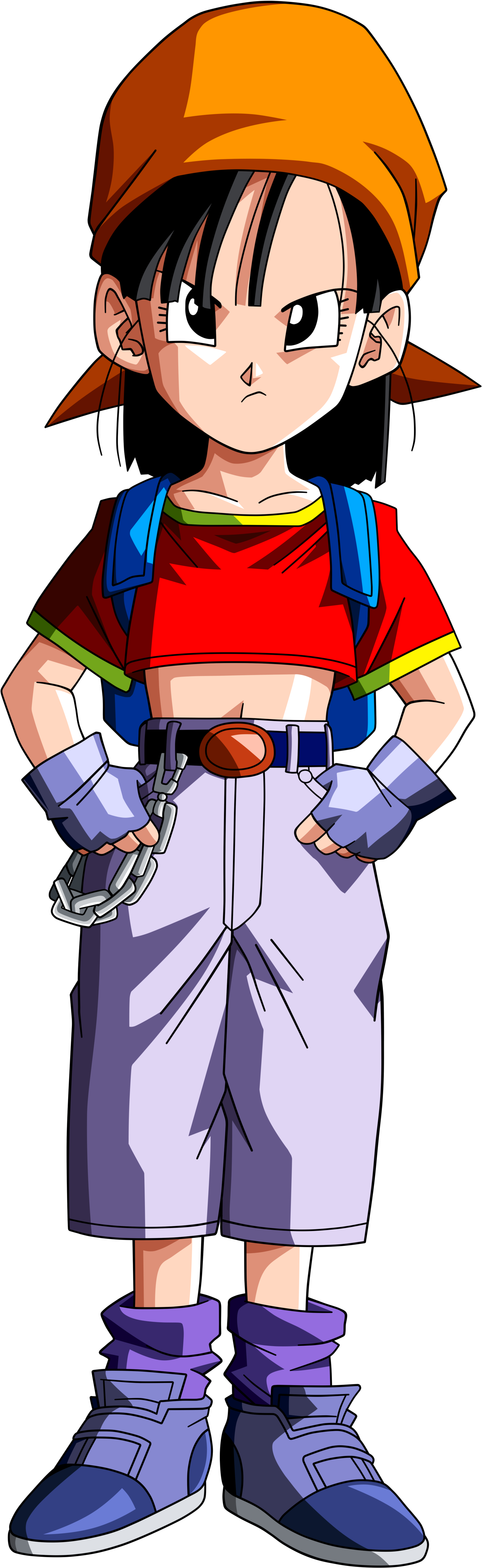 Son Pan - Pan Dragon Ball Gt Png (1600x5000), Png Download