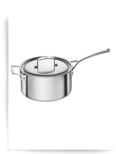 Sauce Pan - Zwilling Aurora 5-ply Stainless Steel 4-qt. Saucepan (400x510), Png Download