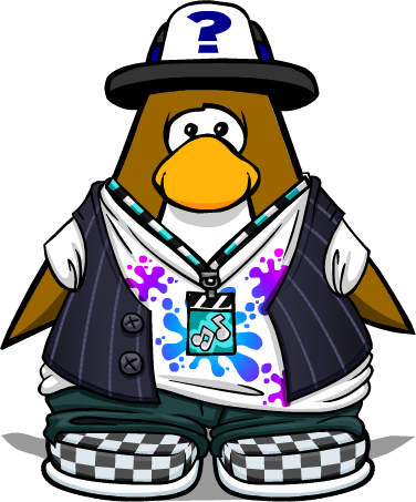 Mc Gus Avatar - Club Penguin Tour Guide Hat (376x453), Png Download
