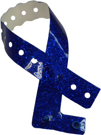 Blue Glitter Wristbands - Bracelet (700x525), Png Download