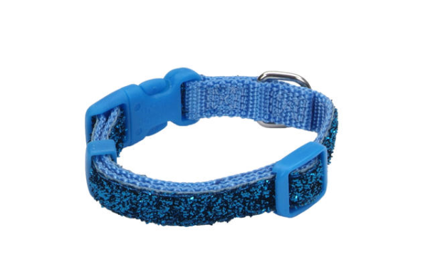 764-62351 - Coastal Pet Products 6235 12 Buz 3-8 Collar (blue Sparkle (600x600), Png Download