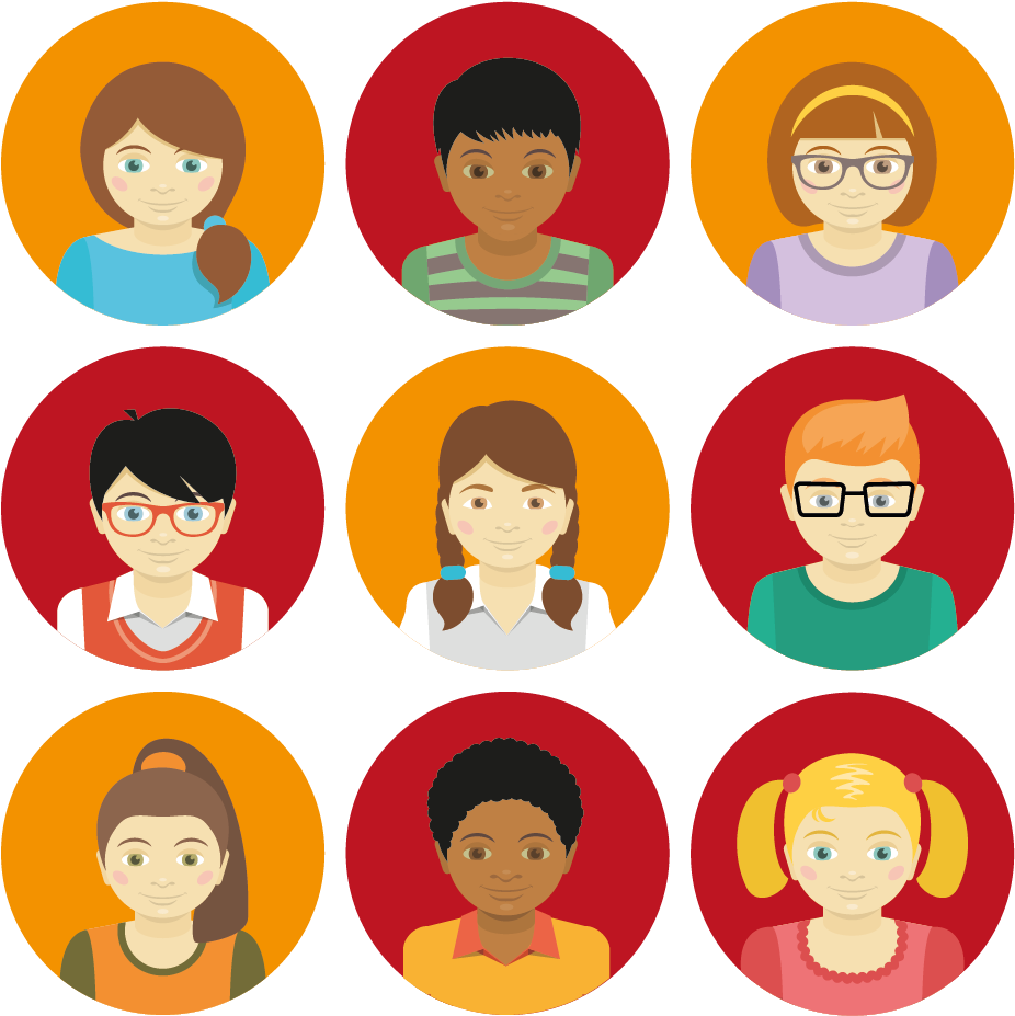 Aba16 Children Avatars Option1 Sm -01 (1754x1240), Png Download