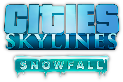 Snowfall Logo - Cities Skylines Logo Png (426x288), Png Download