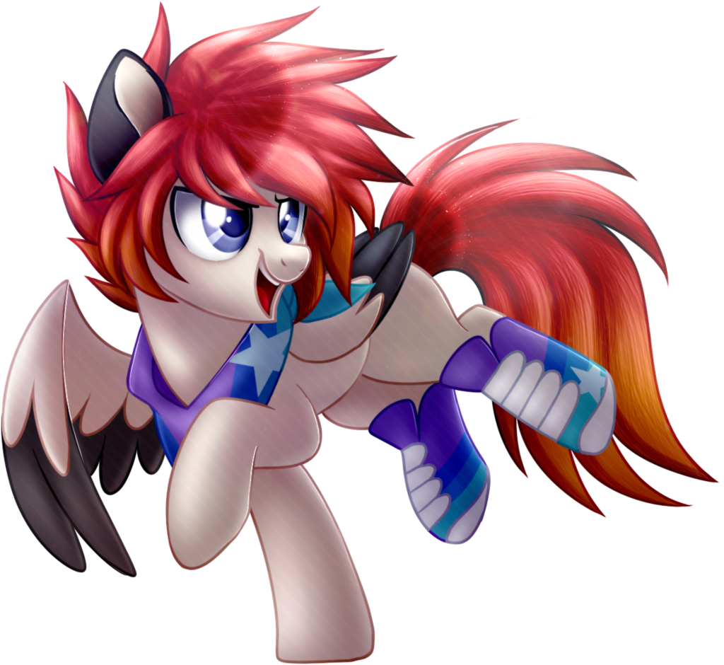 H1bou, Bandana, Blue Eyes, Clothes, Male, Oc, Oc - Cartoon (1024x940), Png Download