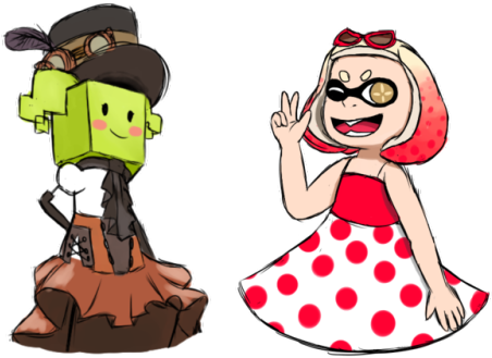 I Wanted To Draw Mimi In Pearl's Outfit From The Latest - Drawing (500x350), Png Download