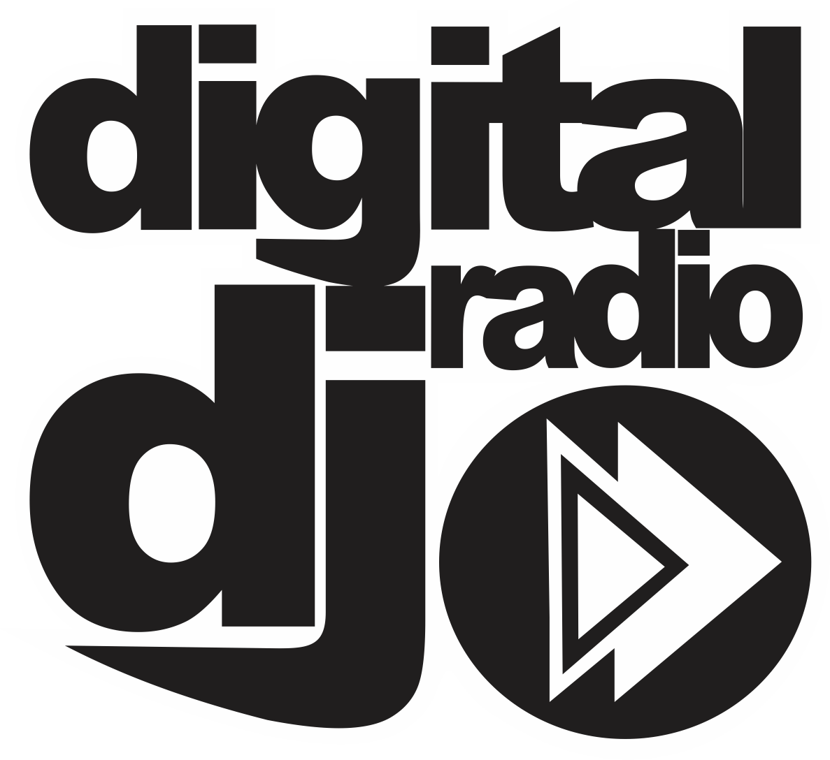 Digital Dj Radio Radio Dj 24 Horas De Música Eletronica - Logo (1187x1088), Png Download