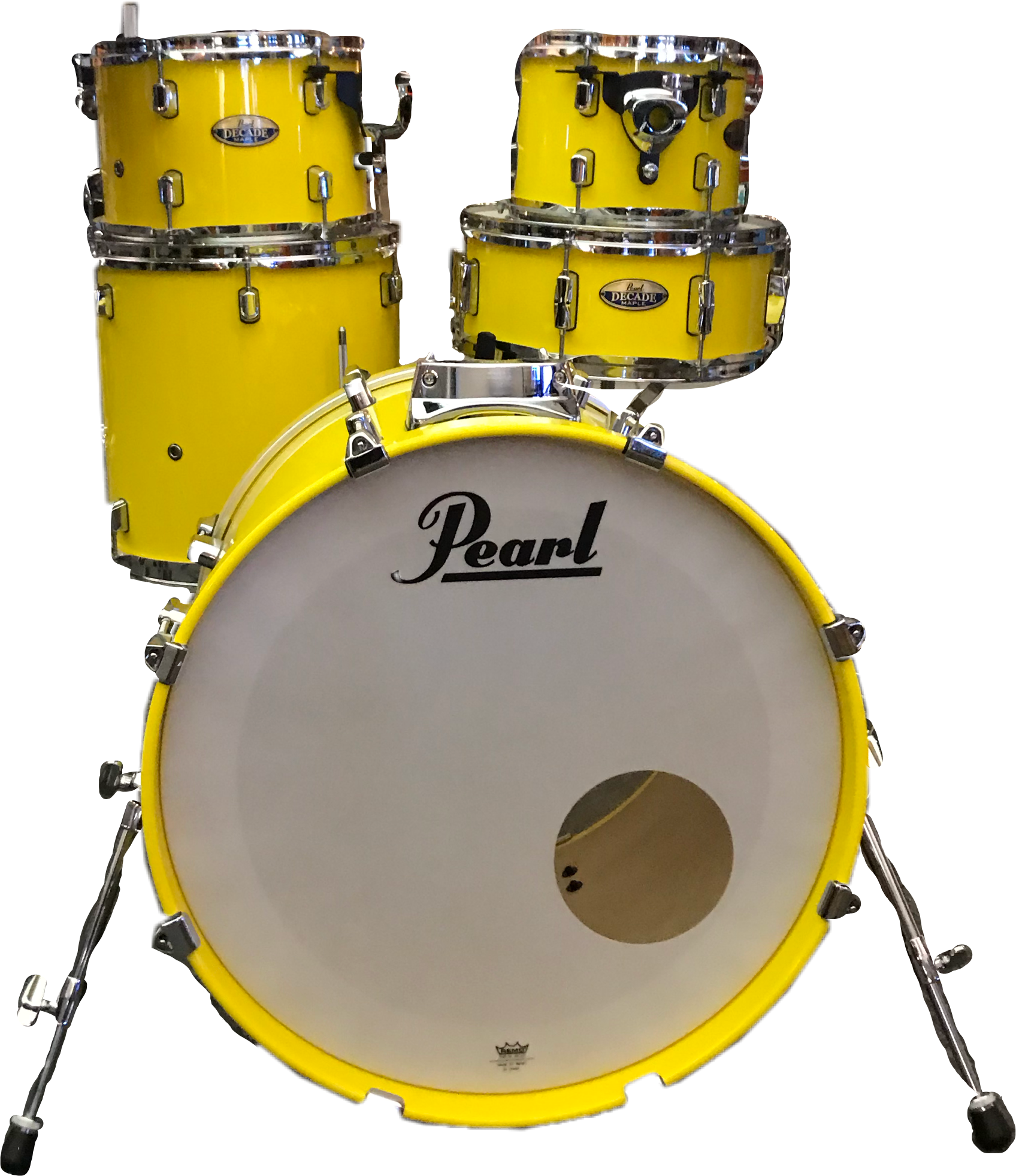 Yellow / Drums/ Pearl Drums / Music (1696x1963), Png Download