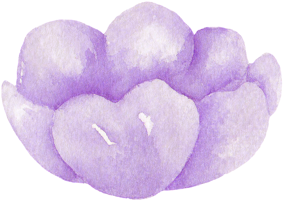 Purple Watercolor Floral Transparent Decorative - Watercolor Painting (1024x743), Png Download