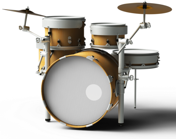 "insert Drum" Designed By Ricardo Esteves Corga - Musical Instruments Drums Png (600x540), Png Download