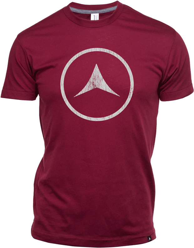 Aspinwall Distressed Icon Kokanee T Shirt - Triangle (672x800), Png Download