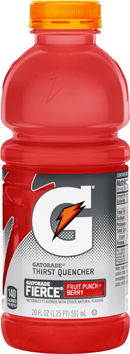 Gatorade Thirst Quencher, Green Apple, Fierce - 20 (300x700), Png Download