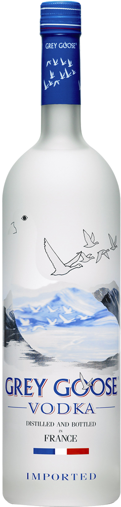 Grey Goose Bottle Png Jpg - Grey Goose 1 Litre (245x1024), Png Download