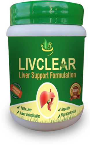 Livclear Herbal Powder - Herbal Medicine Liver Damage (500x500), Png Download