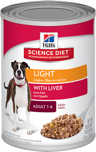 Sd Adult Light With Liver Dog Food Canned - Hill's Science Diet Adult Light (500x500), Png Download