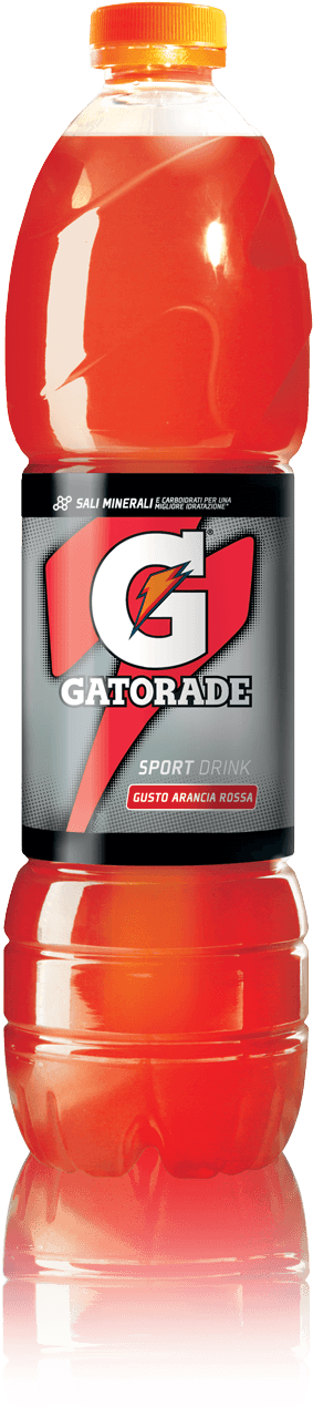 Gatorade Sport Drink Gusto Arancia Rossa Bottiglia - Water Bottle (358x1280), Png Download