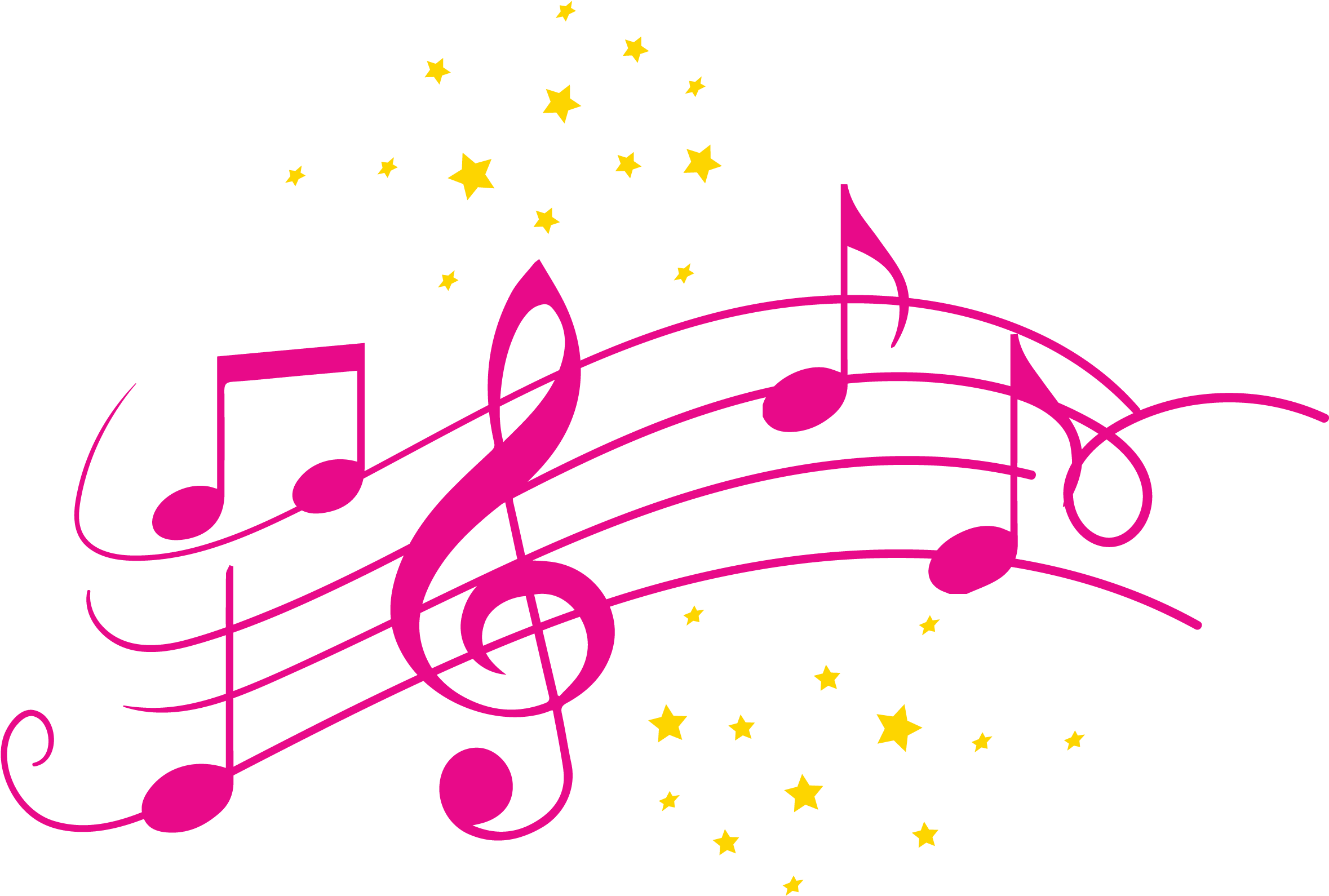 Music-notes Cutting Files Svg, Dxf, Pdf, Eps Included - Pitches In The Treble Clef (2400x3000), Png Download