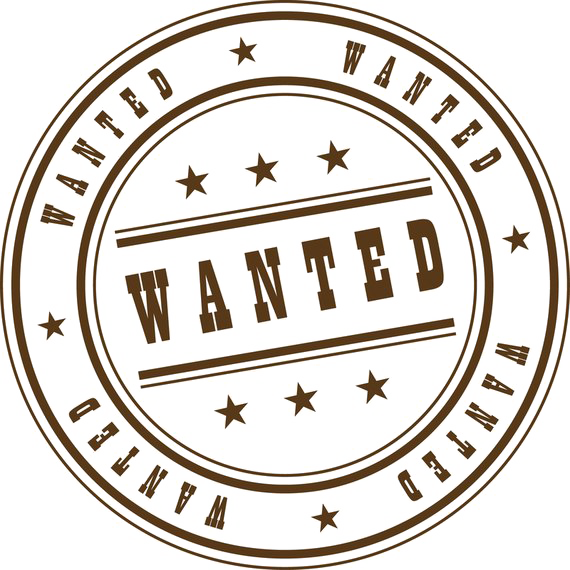 Wanted Stamp Png Clipart - Wanted Stamp Logo Png (570x570), Png Download