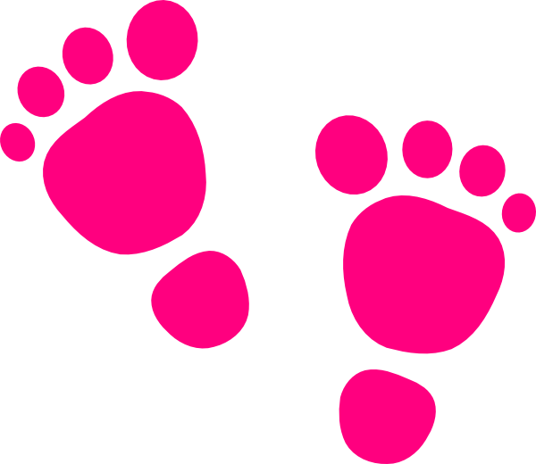 Png Transparent Download Baby Feet Clipart - Foot Prints (600x520), Png Download