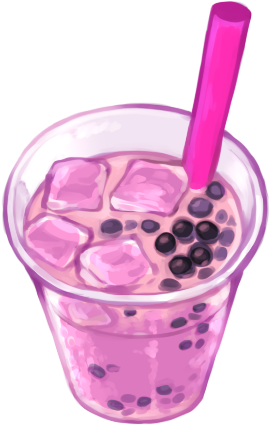 Bubble Tea By Toripng On Deviantart Png Black And White - Transparent Bubble Tea (304x458), Png Download