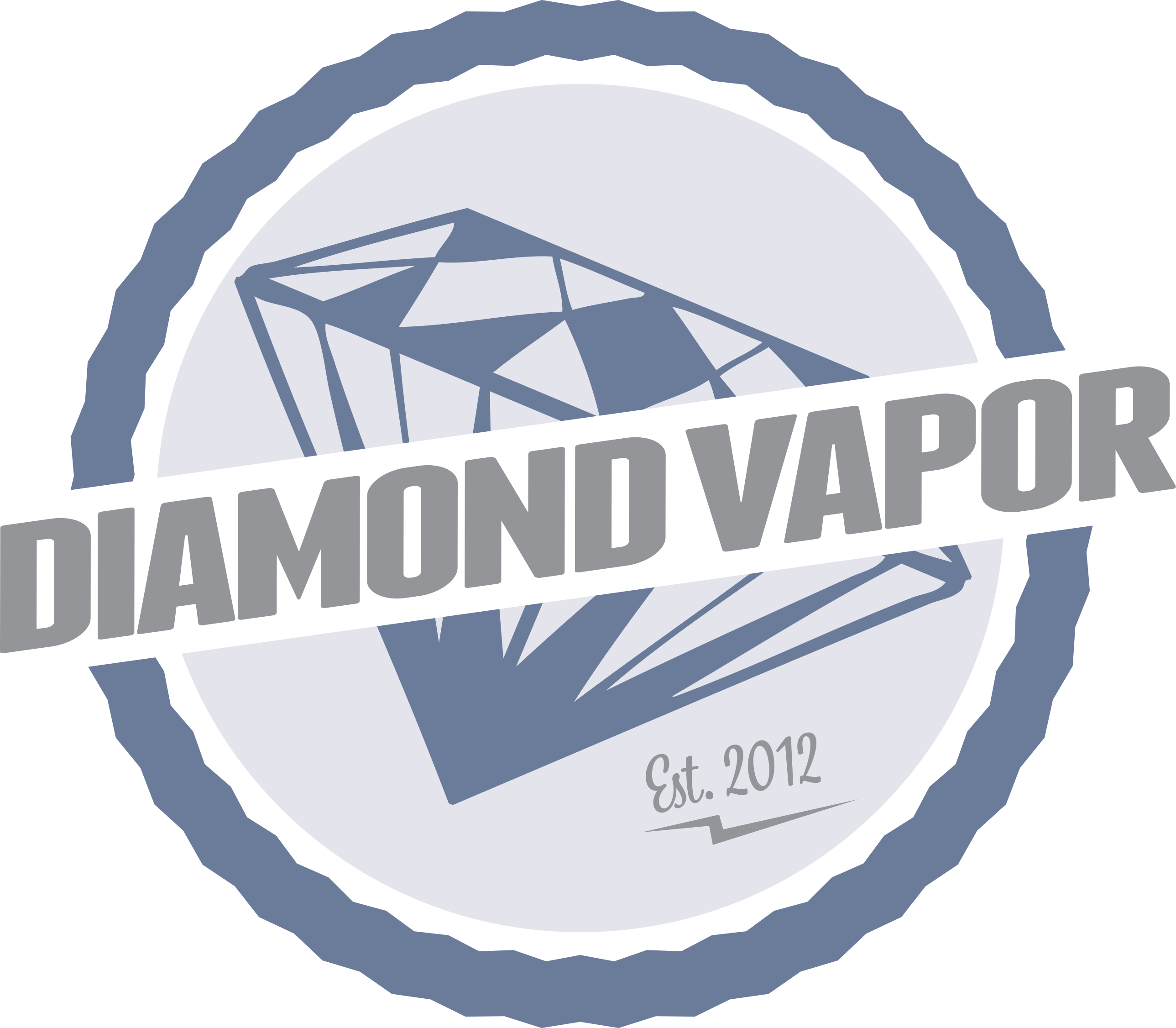 Diamond-vapor - Diamond Vapor Logo (2577x2252), Png Download