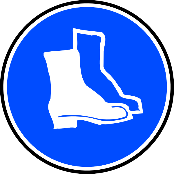 Baby Feet Clip Art - Safety Shoes Logo Png (600x600), Png Download