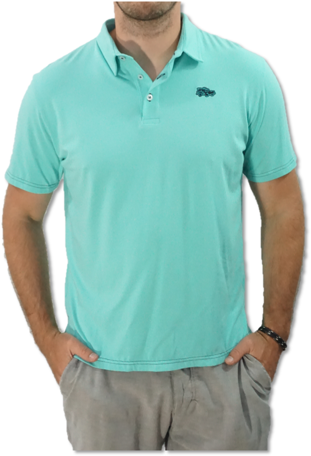 Bamboo Stretch Polo - Bamboo (899x912), Png Download