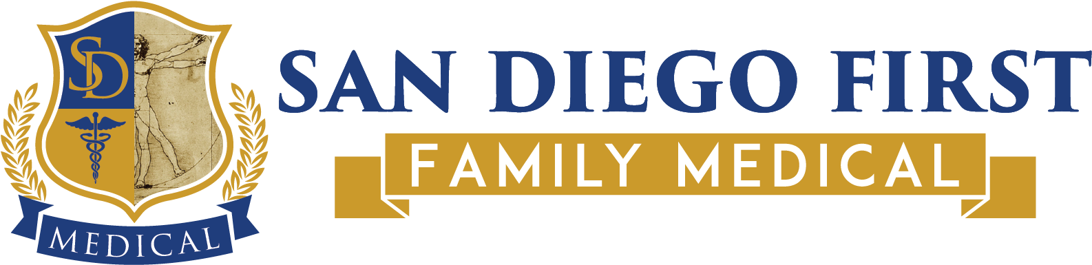 San Diego First Family Medical Logo-01 - San Diego First Medical Clinic (1854x588), Png Download