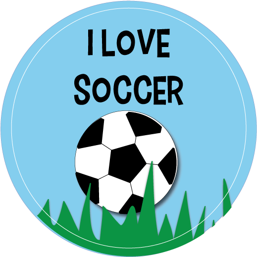 Download Free Printable Clipart And Coloring Pages - Girls Soccer Clipart Free (540x541), Png Download