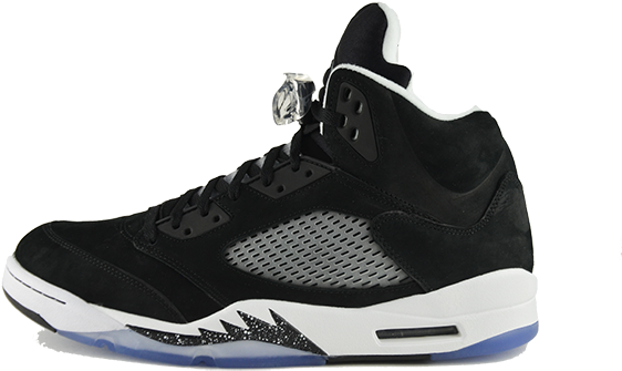 Air Jordan 5 " - Jordan Shoes Oreo 5 (600x401), Png Download