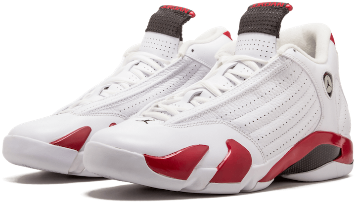 Air Jordan 14 Candy Cane 2018 Release Date - Jordan 14 Candy Cane 2018 (900x540), Png Download