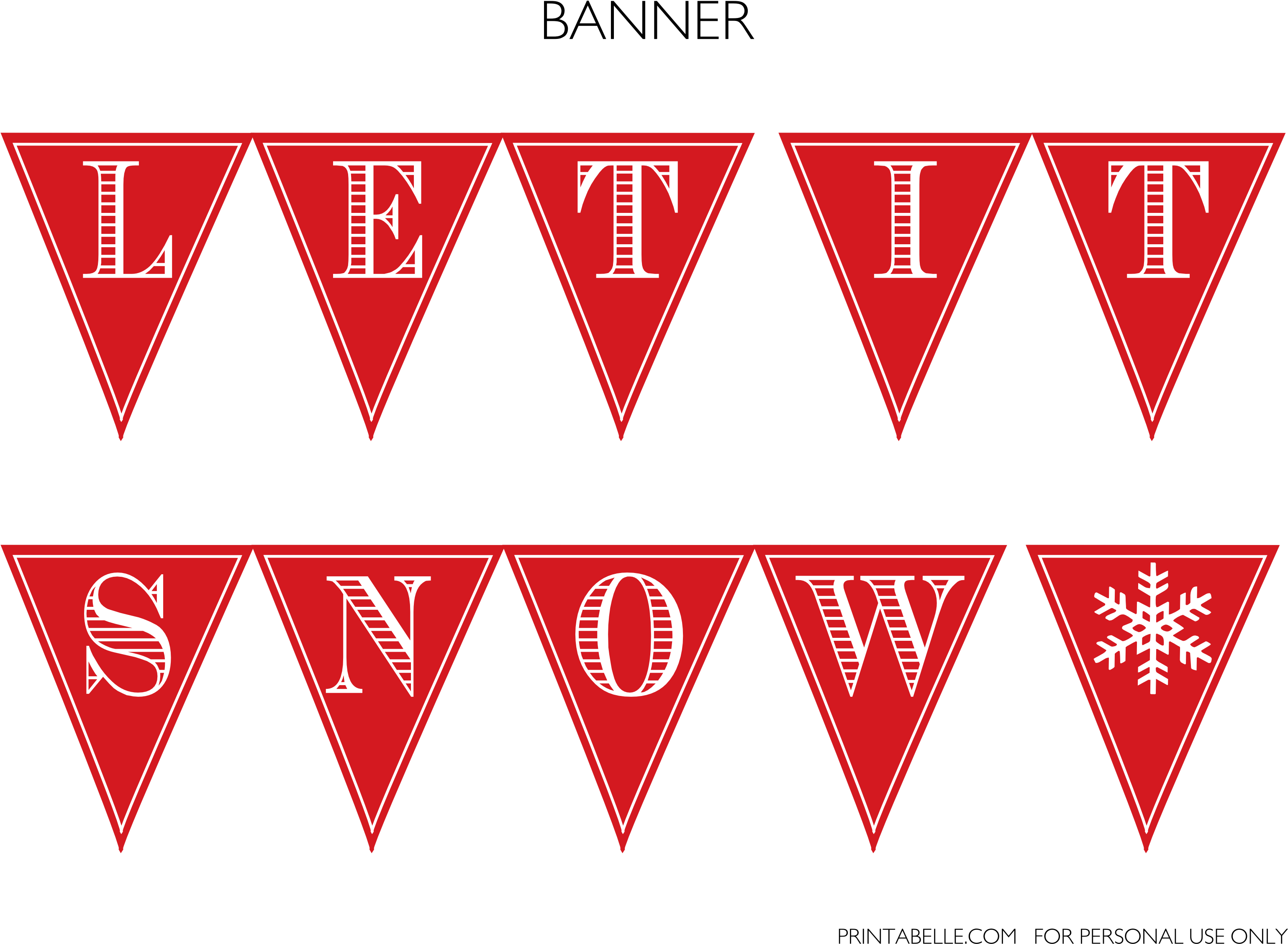 Free Winter Wonderland Party Printables - Free Winter Banner Printables (3300x2550), Png Download