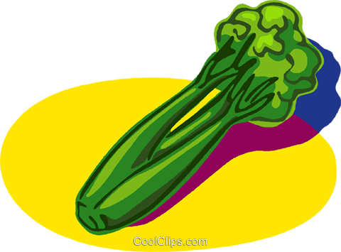 Celery, Vegetables Royalty Free Vector Clip Art Illustration - Farm Fresh (480x355), Png Download