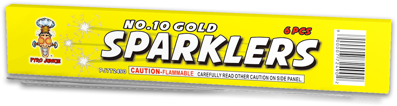 #10 Gold Sparkler - Paper Product (1500x1500), Png Download