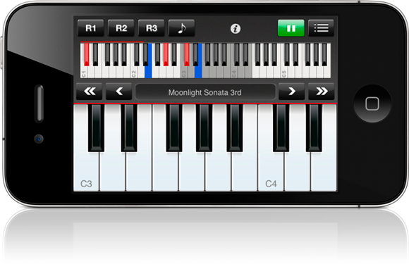 Homepage - Musical Keyboard (580x375), Png Download