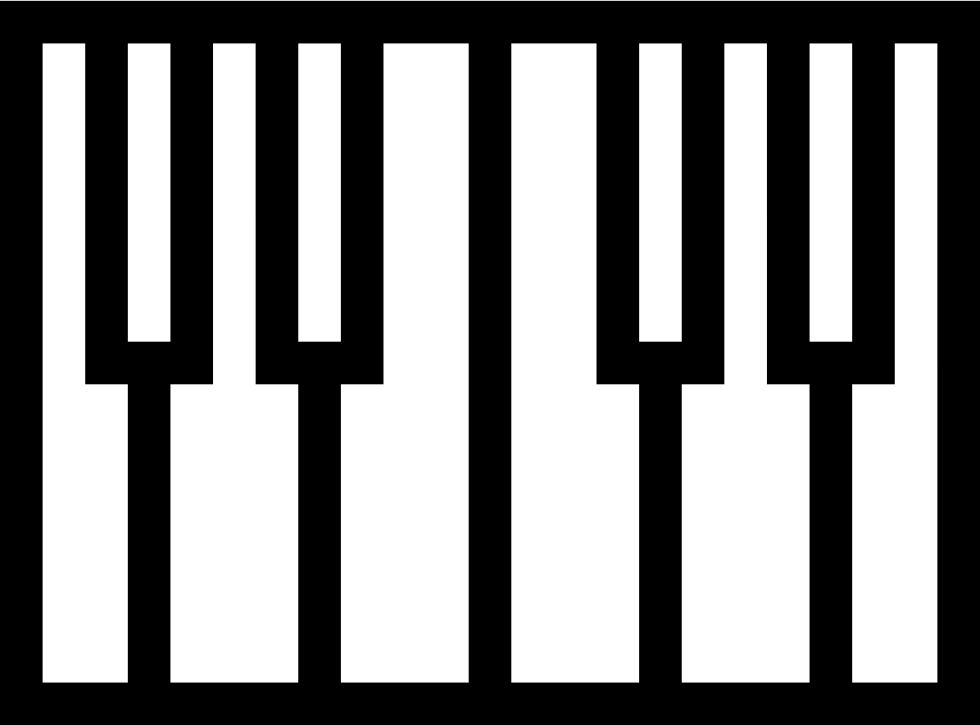 Piano Keyboard Comments - Piano (980x726), Png Download