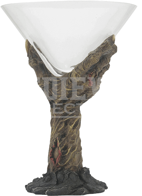 Zombie Hand Martini Glass - Unicorn Studios Wu76446aa Zombie Hand Martini Glass, (667x667), Png Download