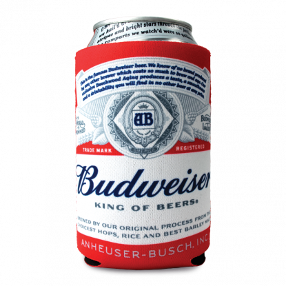 Budweiser Coolie - Budweiser Beer, 24 Fl. Oz. Bottle (415x415), Png Download
